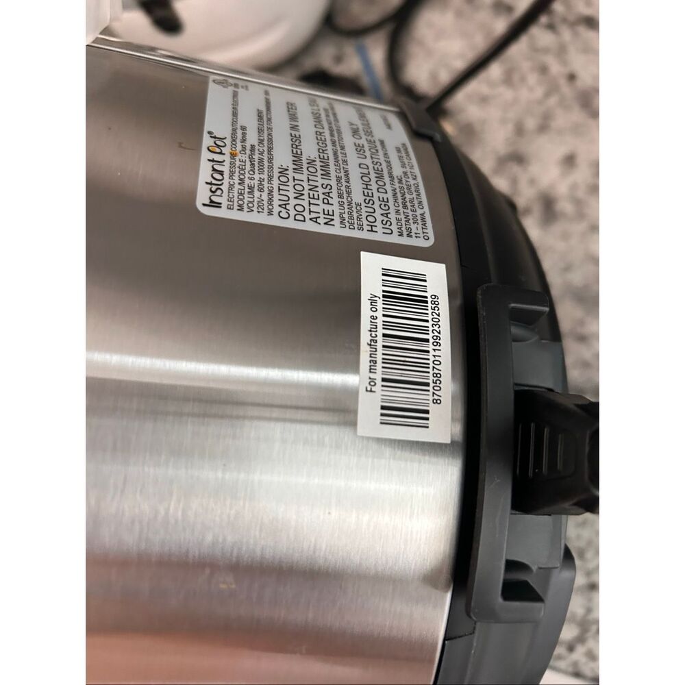 Instant Pot Duo Nova 7-in-1 Electric Pressure Cooker Stainless 8 Qt Black - Picture 4 of 6
